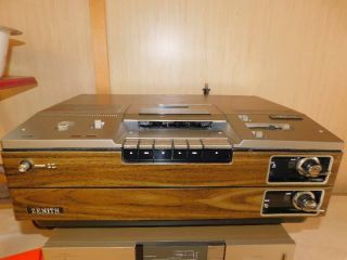 Zenith Betamax Betatape System Video Cassette Recorder Jr - 9000w Woodgrain Rare