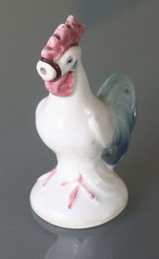11/11 Vintage Rare Ceramic Rooster Pie Bird,  Made In Germany