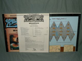 AD&D 2nd Ed Spelljammer Adventure - SJA1 WILDSPACE (RARE and with MAP) 2