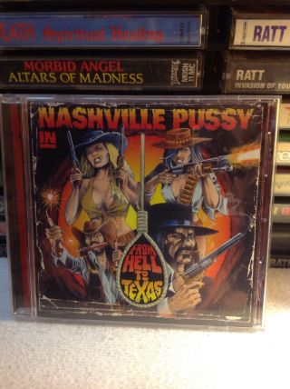 From Hell To Texas By Nashville Pussy (cd,  Feb - 2009,  Steamhammer) Rare Metal