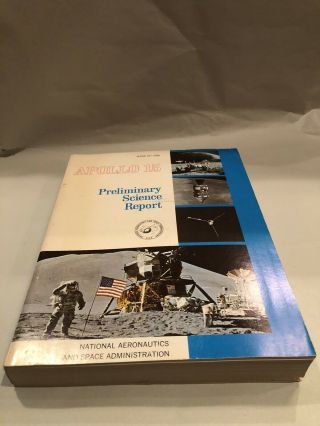 Nasa Apollo 15 Sp - 289 Preliminary Science Report Rare Oroginal 1972 Rare