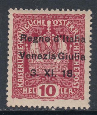 Italy 1918 - Venezia Giulia - Sassone N.  4 Mh Rare