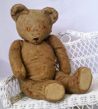 Lovely Vintage Hungarian Teddy Bear 41cm - 16,  1 " - 1950 