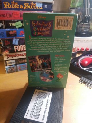 Sebastian ' s Caribbean Jamboree VHS Rare The Little Mermaid 2