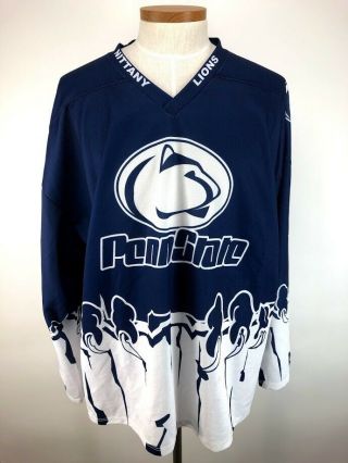 Penn State Nittany Lions Ncaa Hockey Jersey Pro Joy Rare Gem Size 58
