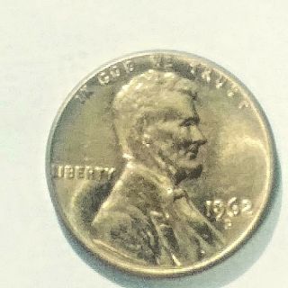 1962 D Dbl Die Error Lincoln Cent Rare Full Red Coin Extreme 2 Dbl