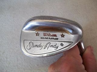 Rare Wilson Sandy Andy R61 Sand Wedge Head Only Men Rh