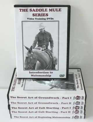 Rare The Saddle Mule Series Video Training Dvds (6) Vol 1 2 3 4 5 6 Brad Cameron