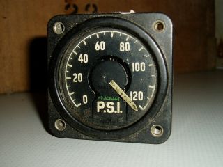 Oil Pressure Gauge Reading To 120psi,  Raf Aircraft