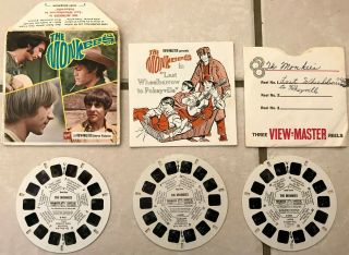 Viewmaster - The Monkees - B - 493 - Booklet - Ca.  1967 - - Rare