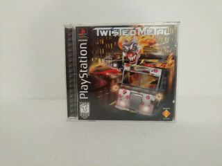 Twisted Metal (sony Playstation 1,  1995) Complete Black Label Jewel Case Rare