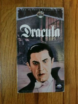 Dracula Bela Lugosi Tod Browning 1931 (1991) Vhs Video Rare Oop Horror Cult