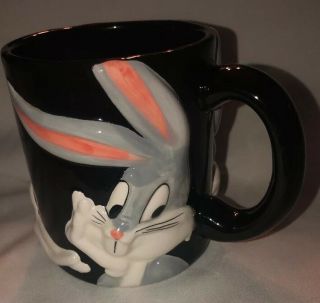Rare & Vintage 1995 Bugs Bunny Looney Tunes Warner Brothers 3d Mug
