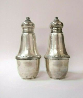 Antique Duchin Creation Weighted Sterling Silver Salt & Pepper Shakers