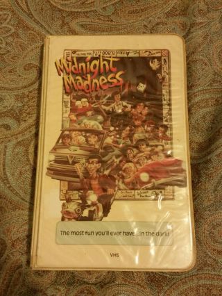 Midnight Madness Vhs Rare Big Box