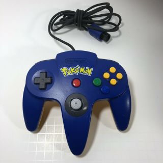 Usa Official Nintendo 64 N64 Pokemon Pikachu Controller Oem Remote Game Pad Rare