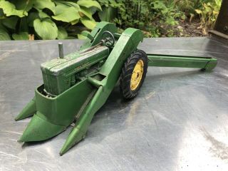 Vtg Ertl John Deere Toy Tractor Rare Farm Implement Diecast Model 60 Corn Picker