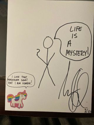 Rare Exclusive Life Is A Mystery 2/100 By Tony Posnanski