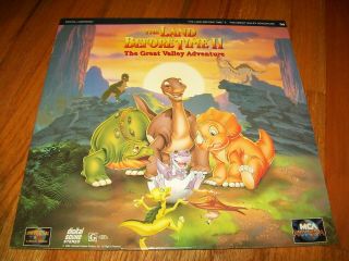 The Land Before Time Ii: The Great Valley Adventure Laserdisc Ld Very Rare