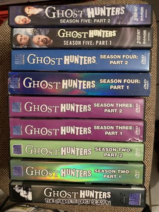 Rare Ghost Hunters Dvd Box Set Seasons 1 - 5 Season Dvd’s Out Of Print 2,  3,  4 Htf