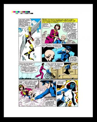 John Byrne X - Men 142 Rare Production Art Pg 5