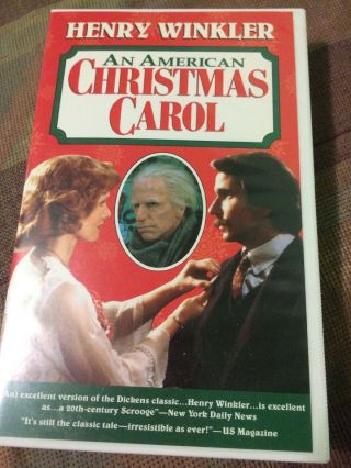 Henry Winkler An American Christmas Carol Rare Vhs Movie Tape Goodtimes