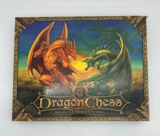 Rare 2005 Dragon Chess Fantasy Board Game Complete