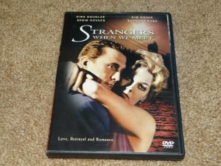 Strangers When We Meet Rare Oop Dvd Kirk Douglas/kim Novak Region 1 Usa