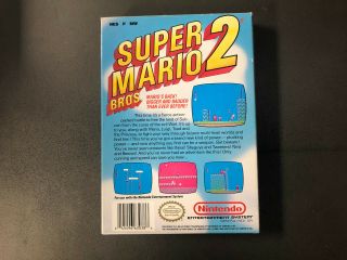 Mario Bros.  2 (Nintendo NES,  1988) CIB RARE 2
