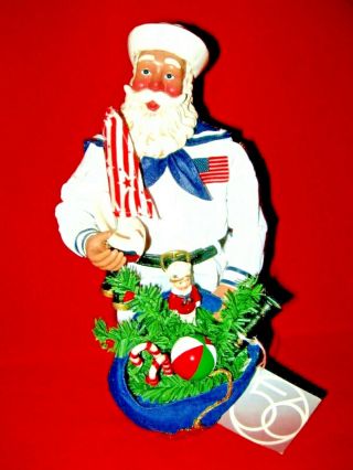 Sailor Santa - Dept 56 Possible Dreams Clothtique - - W/ Tag - - Rare