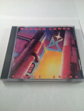 Barren Cross - Atomic Arena (cd,  1988 Enigma Records) Rare Heavy Metal