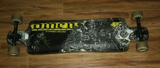 Omen Longboard Skateboard,  Carbon Fiber Very Rare,  Downhill,  Freeriding,  Cruising