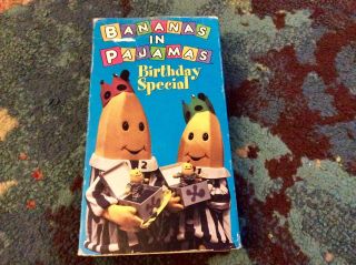 Bananas In Pajamas “birthday Special” Vhs 1995 Good Rare Children’s