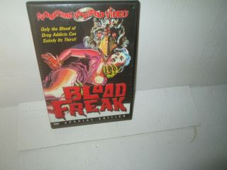 Blood Freak Rare Horror Dvd Mondo Psych Something Weird Steve Hawks 1972