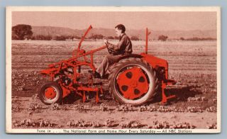 Tractor By Allis - Chalmer Company Milwaukee Wi Advertising Antique Postcard