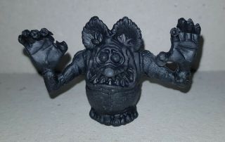 Rat Fink Black Vintage Argentina Plastic Figure Rare Monster Ceral Premium Toy