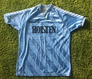 Tottenham Hotspur Spurs 1985 - 86 Authentic Hummel Rare Away Football Jersey Shirt