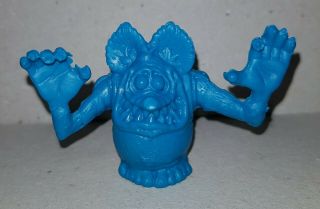 Rat Fink Blue Vintage Argentina Plastic Figure Rare Monster Ceral Premium Toy