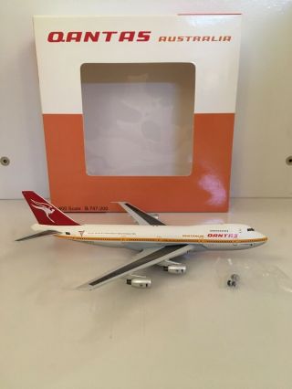 Extremely Rare Big Bird 1:400 Qantas Boeing 747 - 238bscd Vh - Ecc Only 168