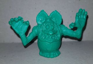 Rat Fink Vintage Green Argentina Plastic Figure Rare Monster Ceral Premium Toy