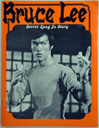 Bruce Lee; Secret Kung Fu Diary,  Extremely Rare,  Hard To Find,  1st Edition,