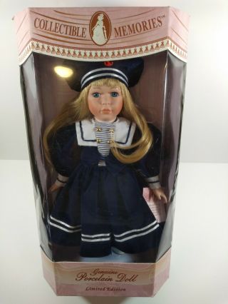 Vintage Collectible Memories Limited Edition Wendy Porcelain Doll
