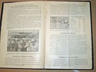 (1920) Facts about RACE TRACK Gambling,  Reform Bureau.  RARE Vintage Horse RACING 2