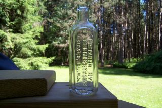 Vintage Glass Bottle Prepared by Dr Peter Fahrney & Sons Co Chicago 2