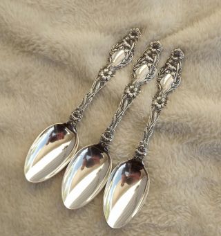 Lily By Whiting 5 7/8 " Sterling Teaspoon (s) 1 Of 6 Avail.  No Mono