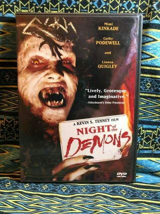 Night Of The Demons Dvd Rare Oop Horror Halloween Anchor Bay Collector