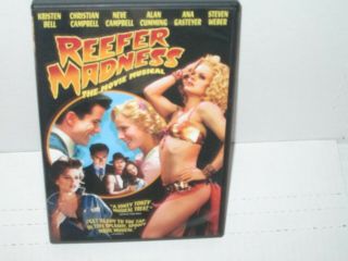 Reefer Madness - Marijuana Musical Rare Dvd Kristen Bell Neve Cambell
