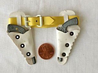 Vintage Madame Alexander Vogue Doll Accessory Double Holster And Metal Guns