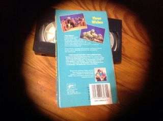 BARNEY 3 THREE WISHES VHS RARE HOME VIDEO SANDY DUNCAN SING A LONG 2
