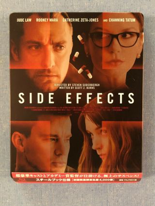 Side Effects Blu - Ray Steelbook - Japan W/ Spine Magnet Rare Ship From Usa